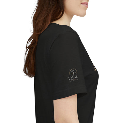 Inspired Script Tee — Women’s Inspirational Graphic T‑Shirt (Crown & Heart)