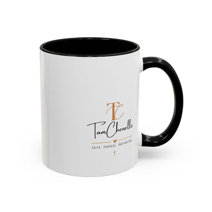 Inspirational Mug — "God Is Still Writing Your Story" Accent Coffee Cup (11/15oz)