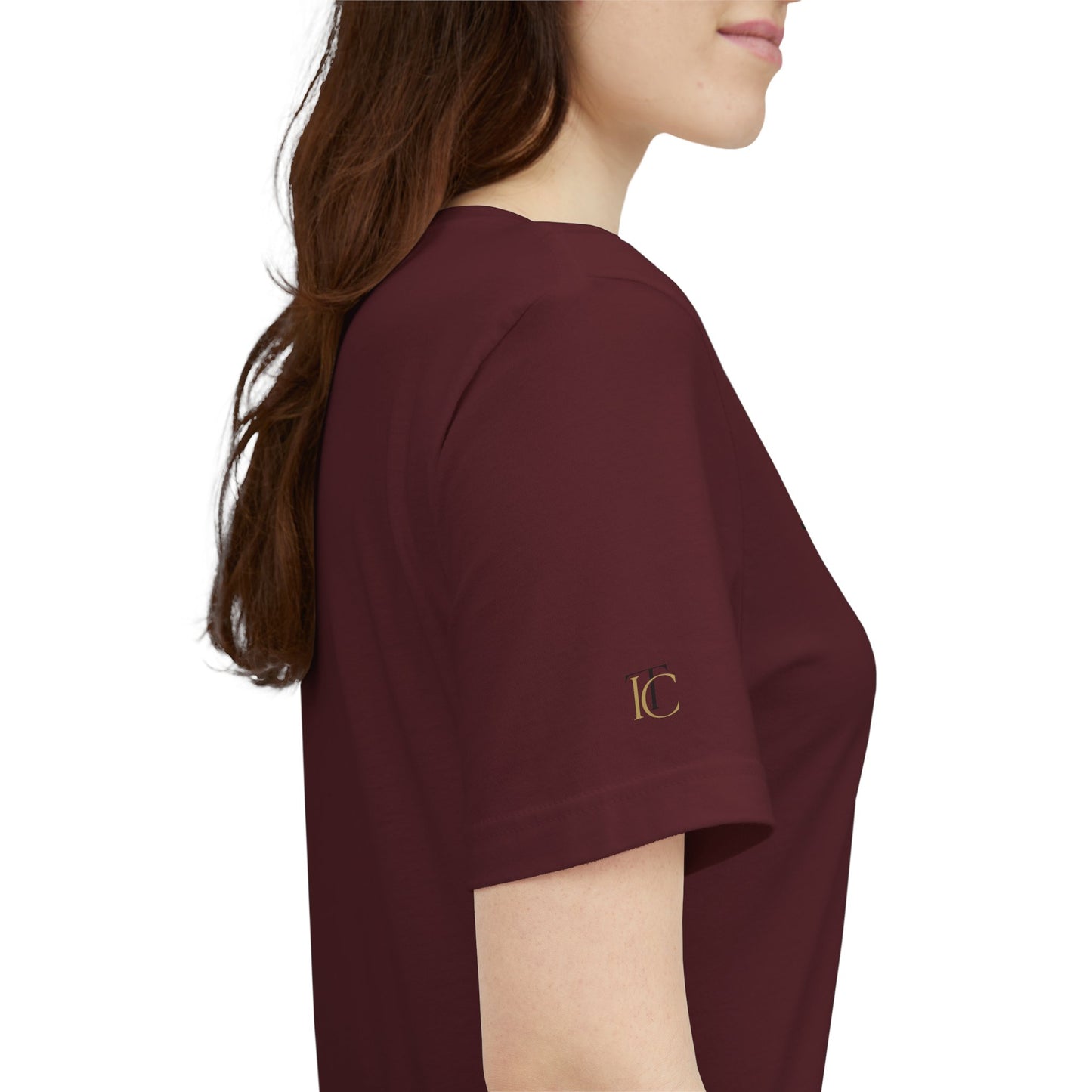 inspired tee — 'inspired by tamchenelle' script graphic shirt