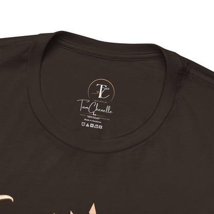 Inspired Crown Tee — "Inspired" Script Christian Heart Graphic Shirt