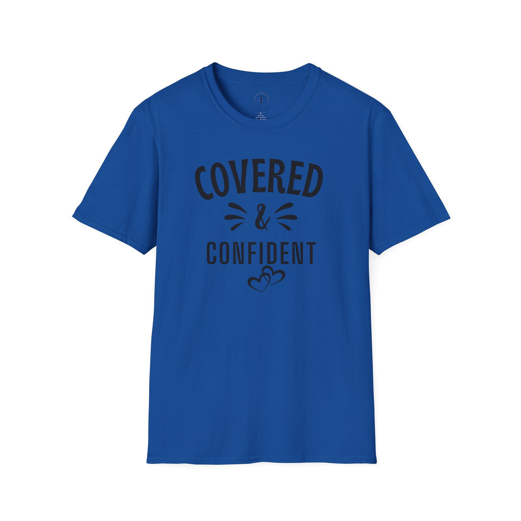 Covered & Confident T-Shirt — Inspirational Faith-Based Graphic Tee