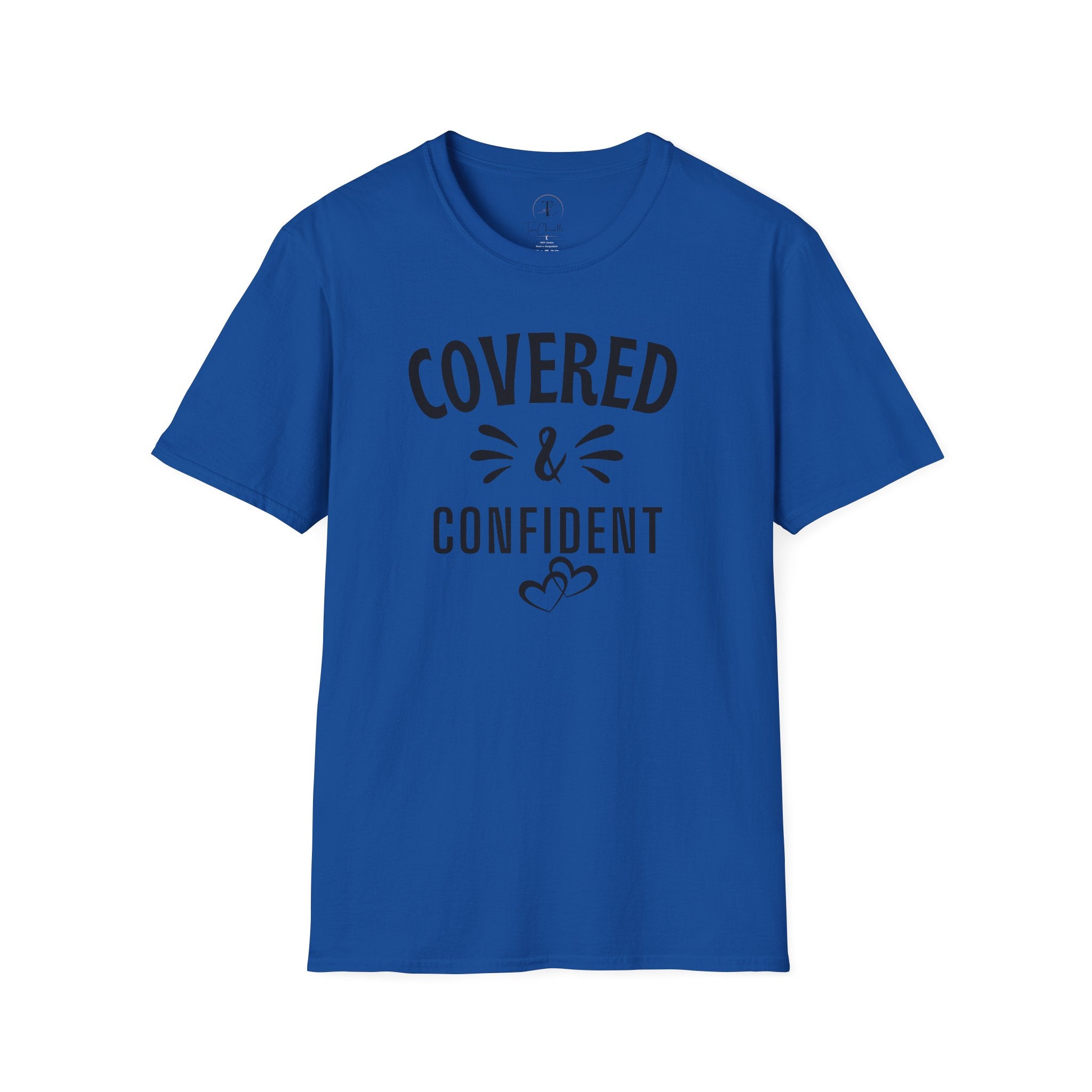 Covered & Confident T-Shirt — Inspirational Faith-Based Graphic Tee
