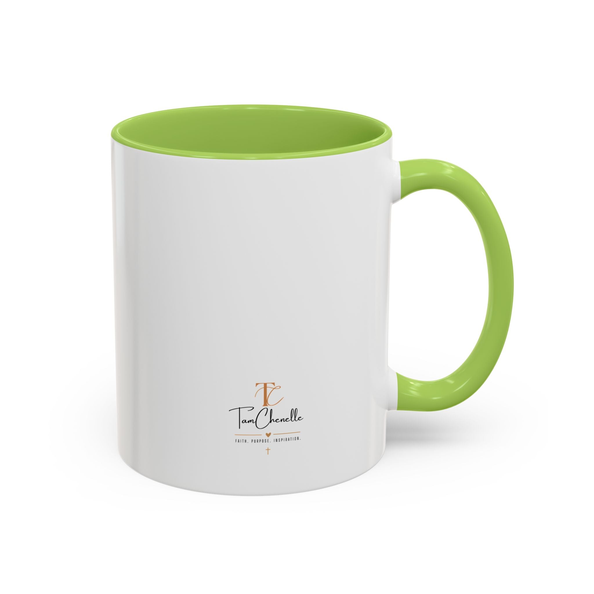 Faith Coffee Mug — "I Prayed About It" Accent Mug (11/15oz)