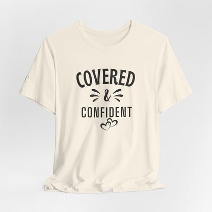 Covered & Confident Tee — Inspirational Christian Faith T‑Shirt
