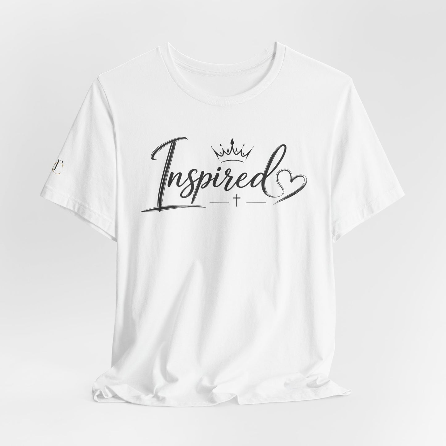 inspired script tee — women's inspirational heart graphic t-shirt