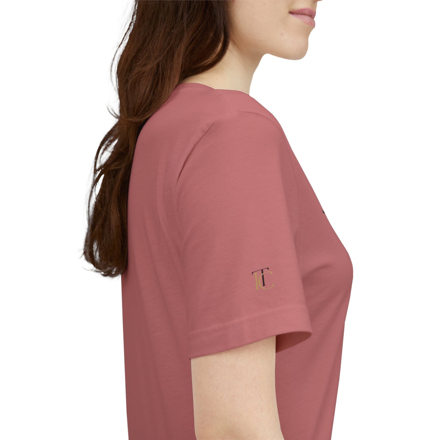 inspired tee — 'inspired by tamchenelle' script graphic shirt