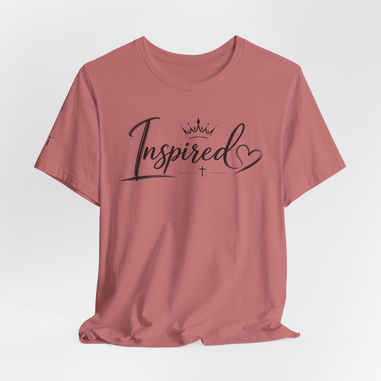inspired script tee — women's inspirational heart graphic t-shirt