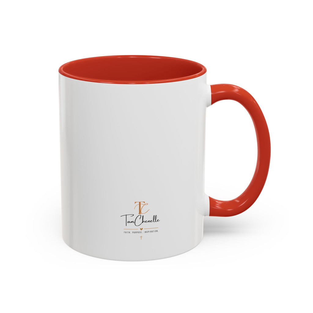 Faith Coffee Mug — "I Prayed About It" Accent Mug (11/15oz)