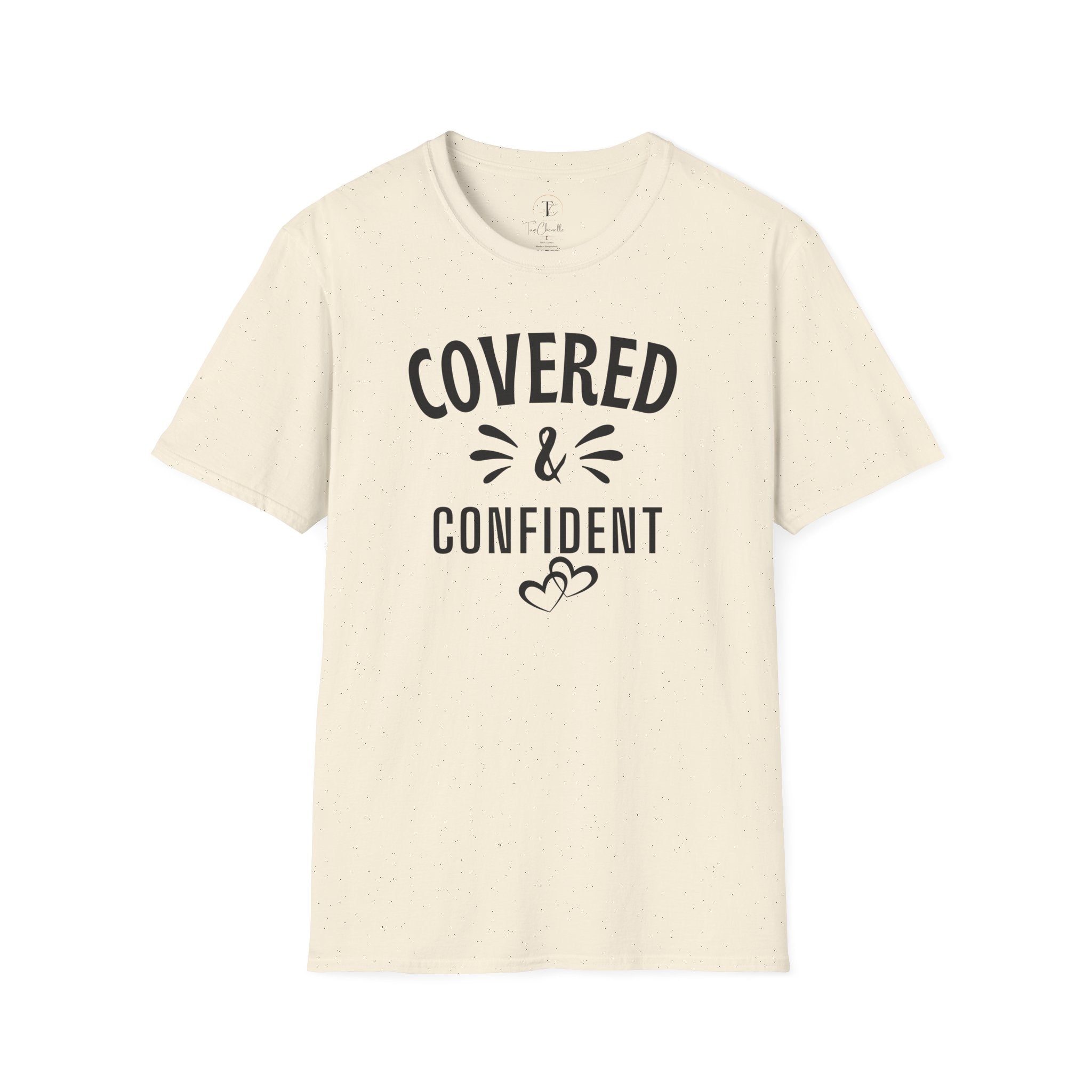 Covered & Confident T-Shirt — Inspirational Faith-Based Graphic Tee