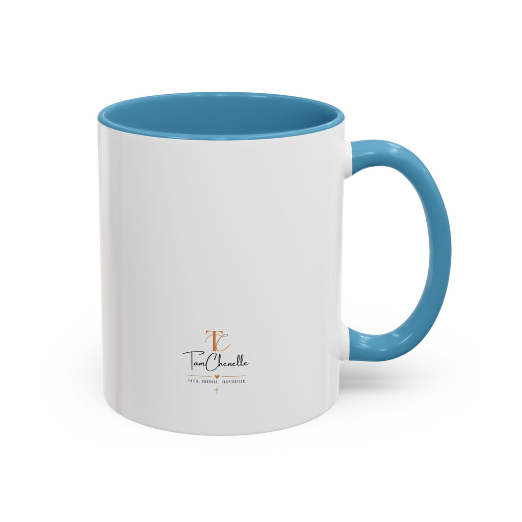Inspirational Mug — "God Is Still Writing Your Story" Accent Coffee Cup (11/15oz)