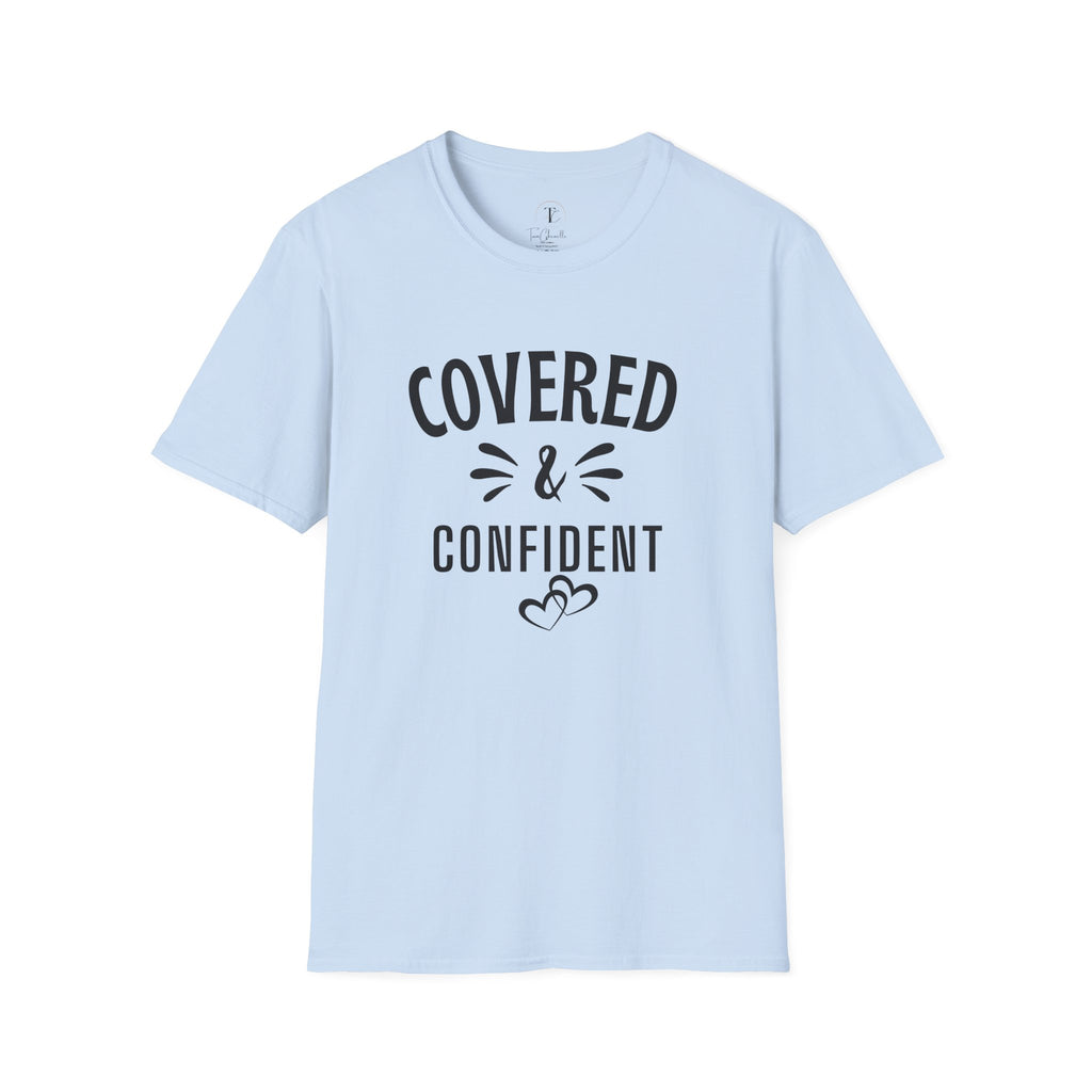 Covered & Confident T-Shirt — Faith-Based Inspirational Tee