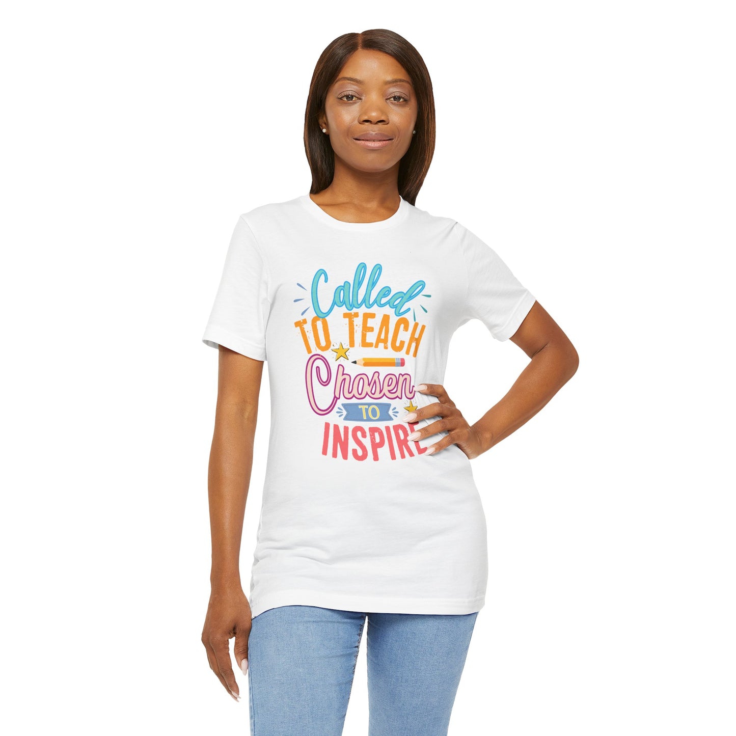 called to teach chosen to inspire tee