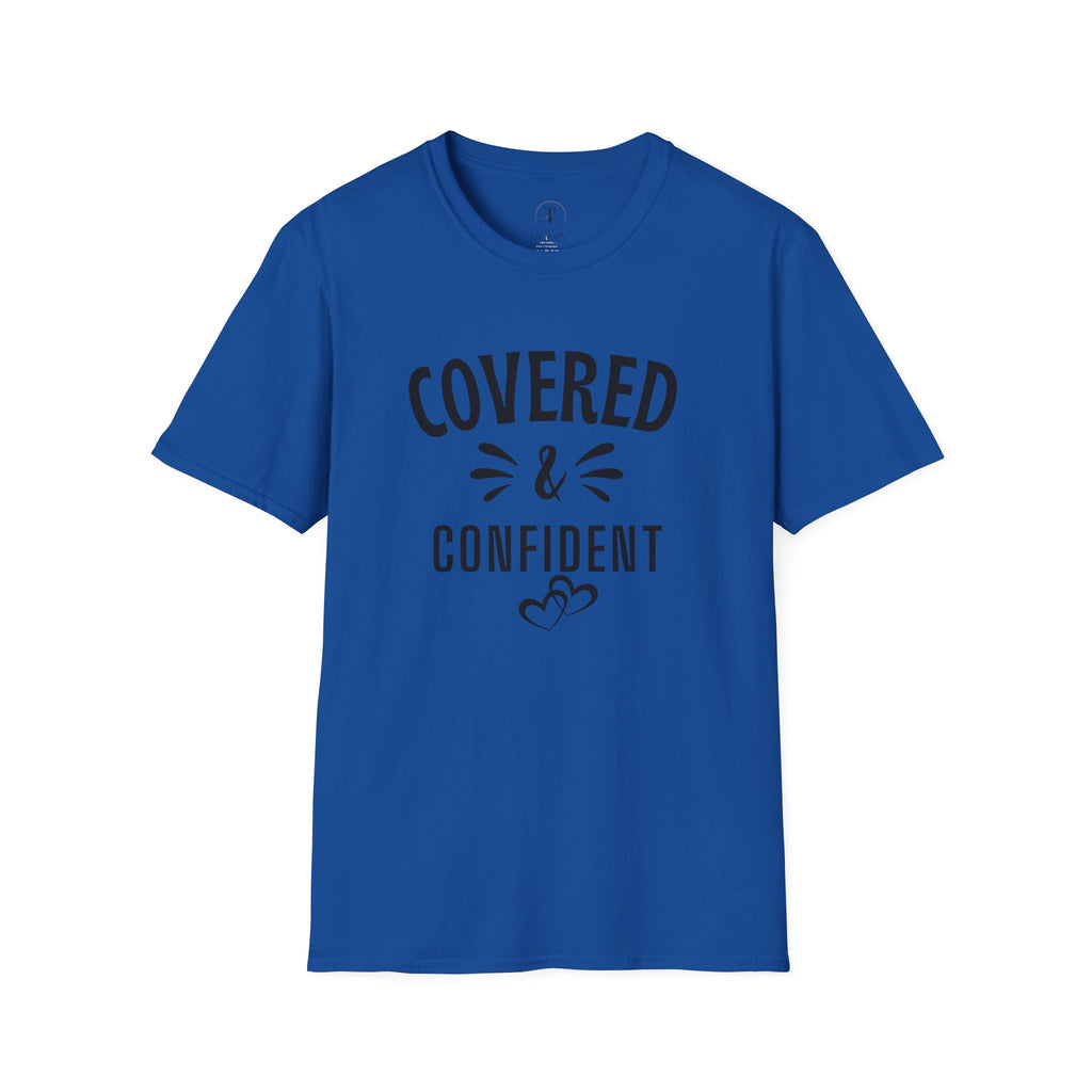 Covered & Confident T-Shirt — Faith-Based Inspirational Tee