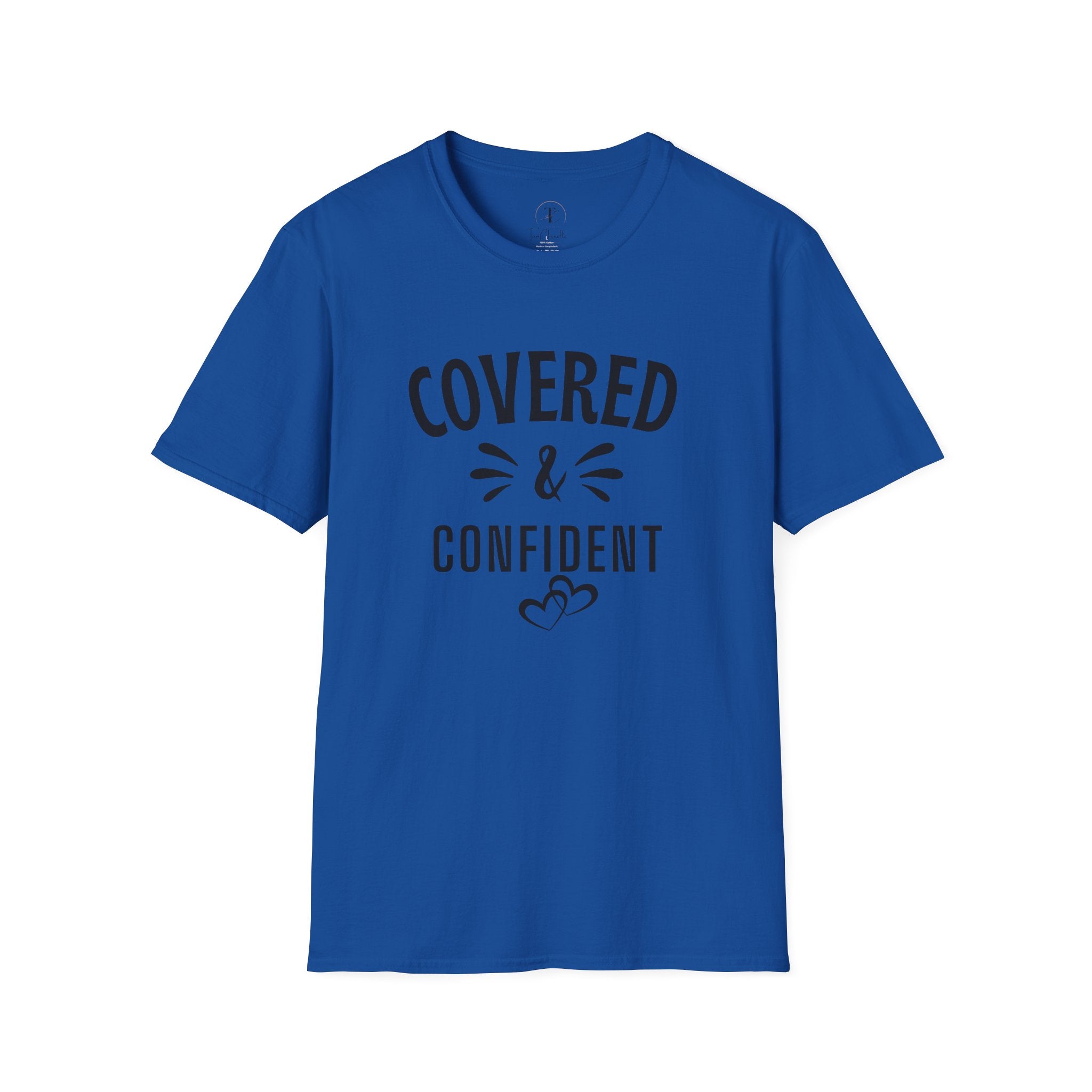 Covered & Confident T-Shirt — Faith-Based Inspirational Tee
