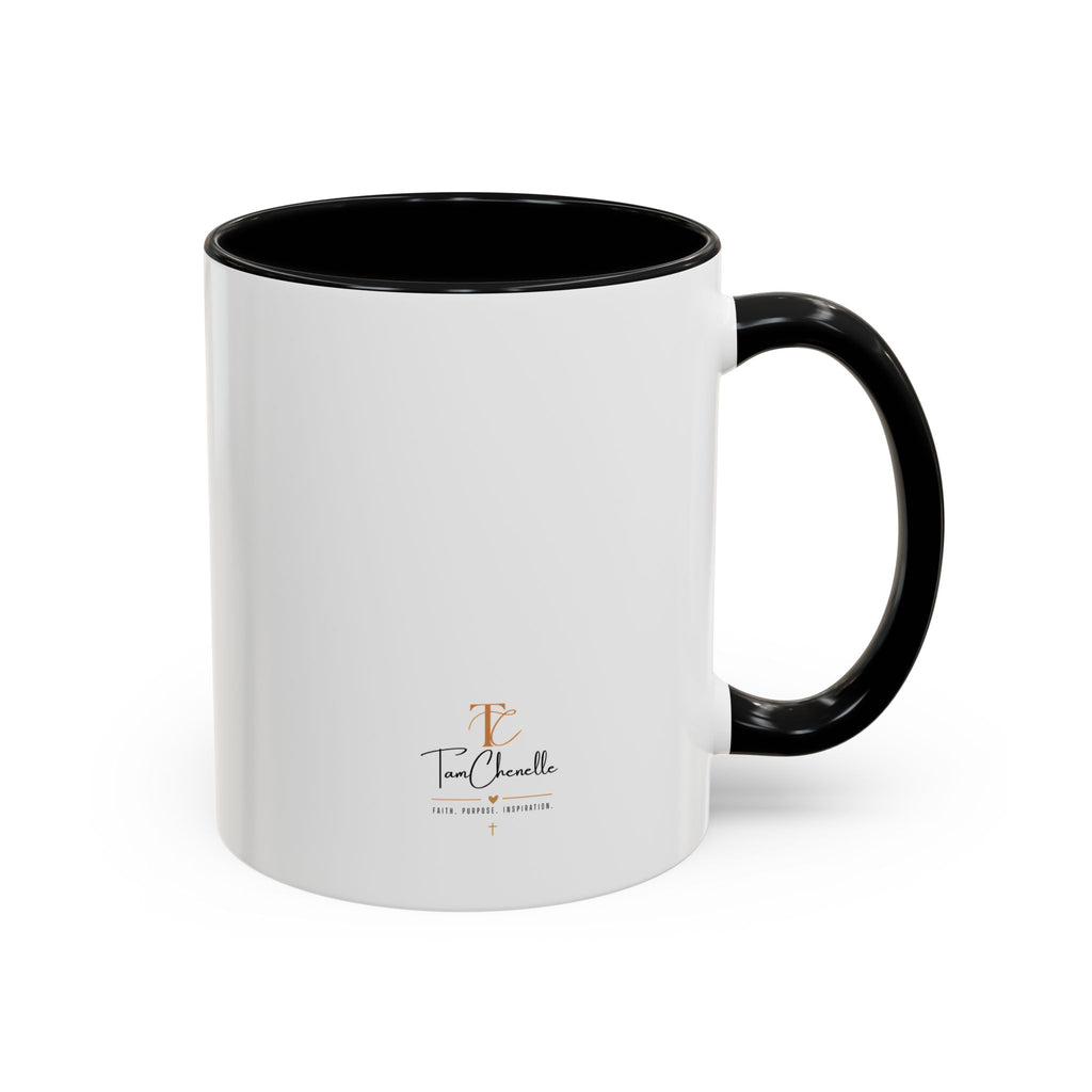 Faith Coffee Mug — "I Prayed About It" Accent Mug (11/15oz)