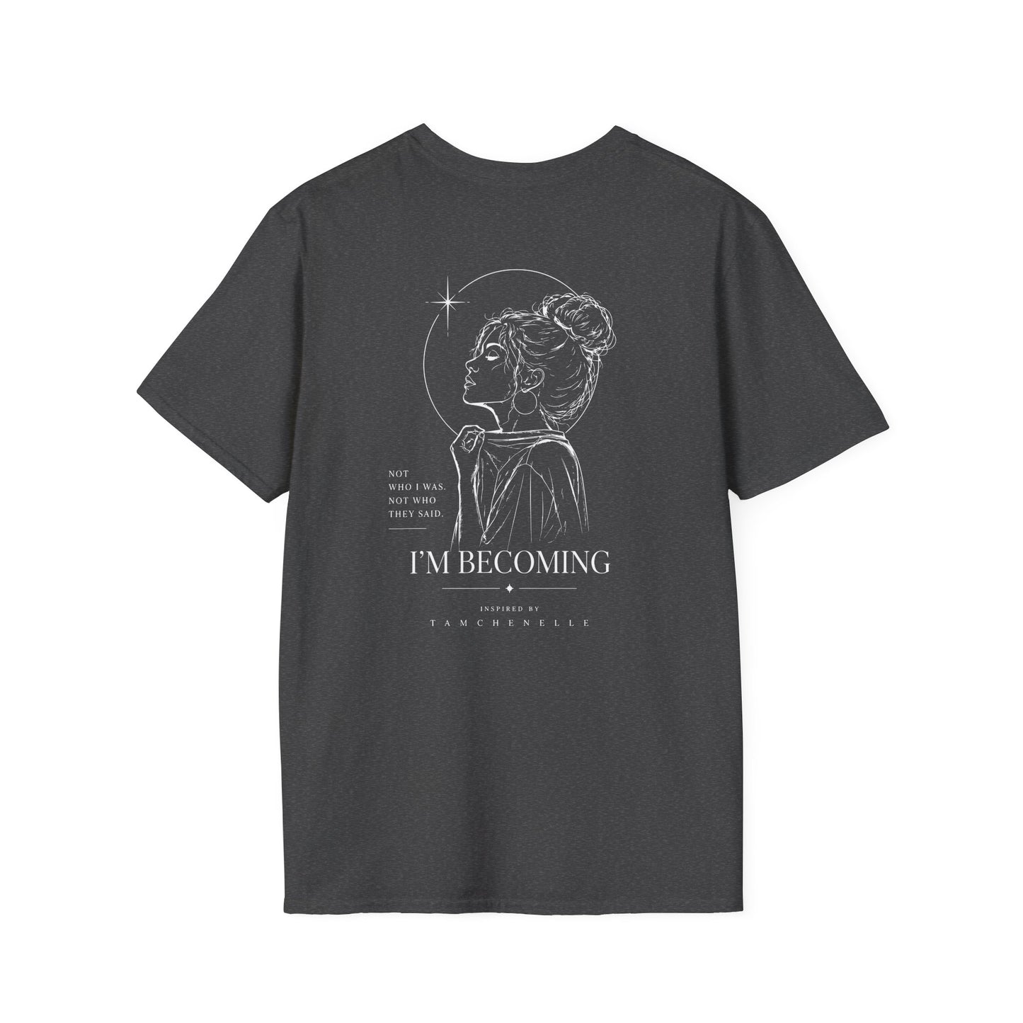 minimal monogram pocket t-shirt — elegant 'tc' logo tee
