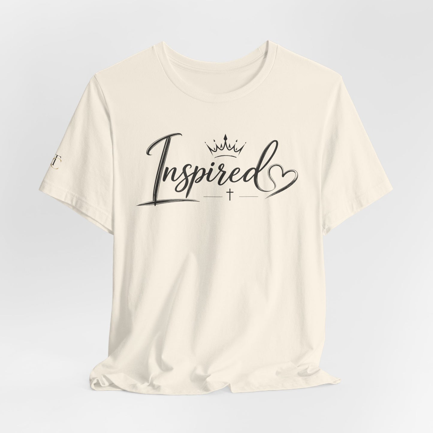 inspired script tee — women's inspirational heart graphic t-shirt