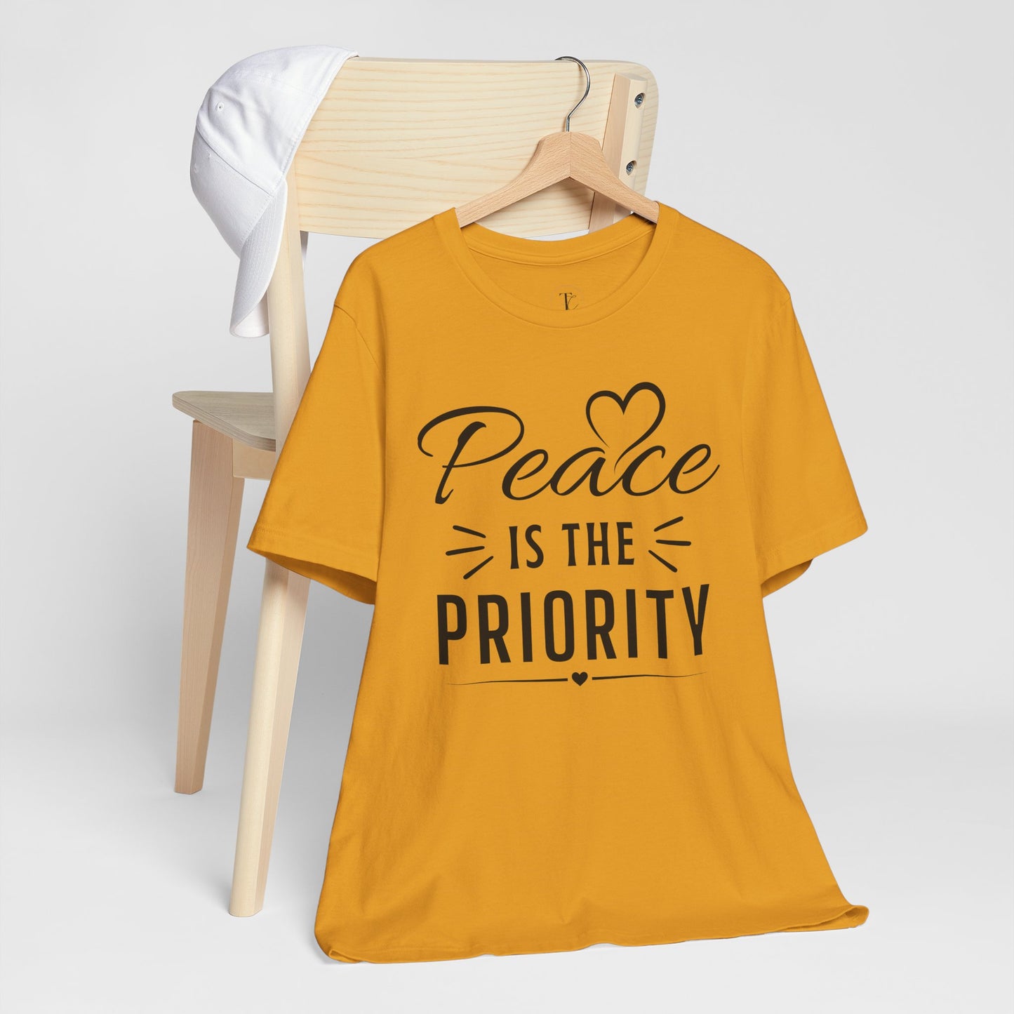 peace is the priority t-shirt – inspirational relaxed tee