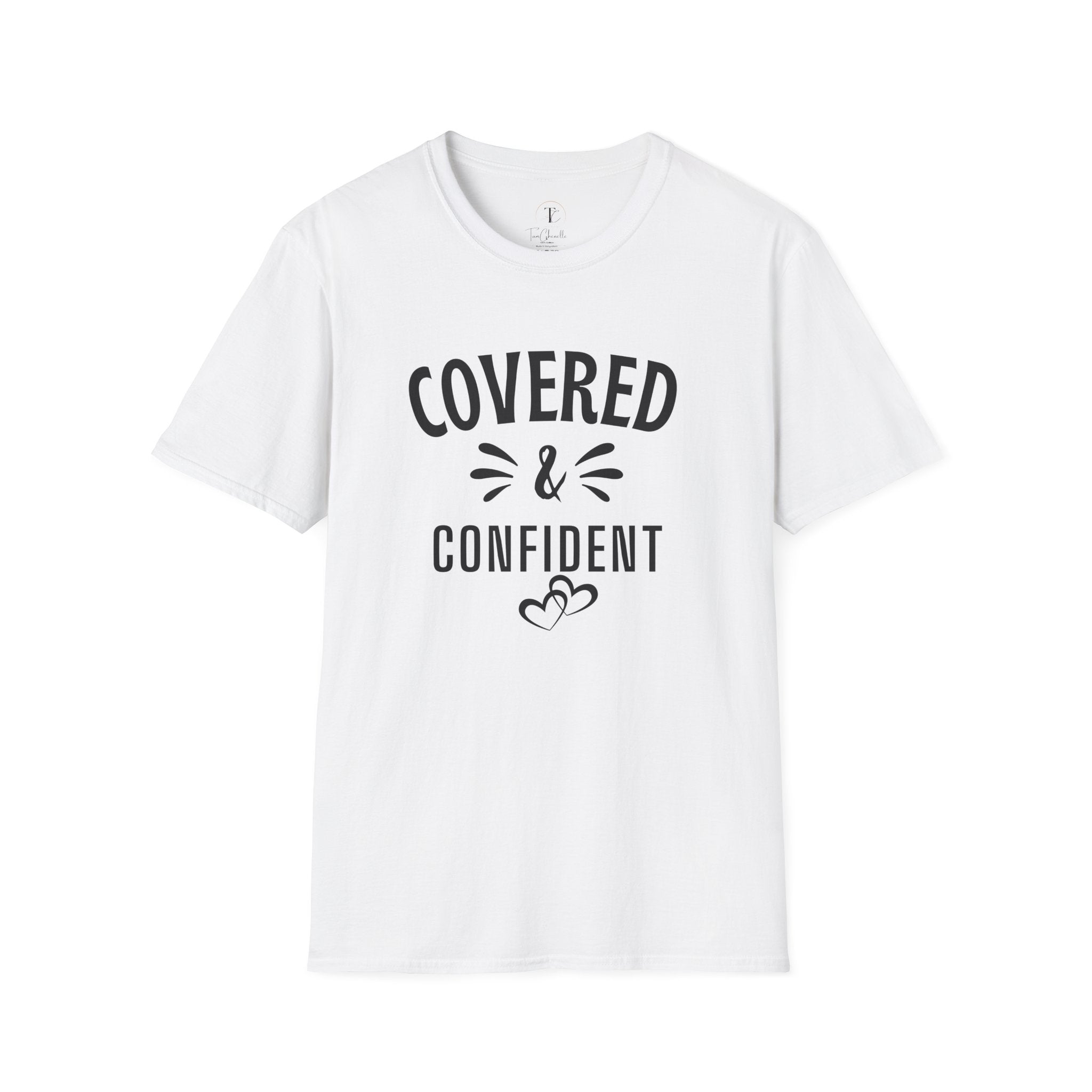 Covered & Confident T-Shirt — Faith-Based Inspirational Tee