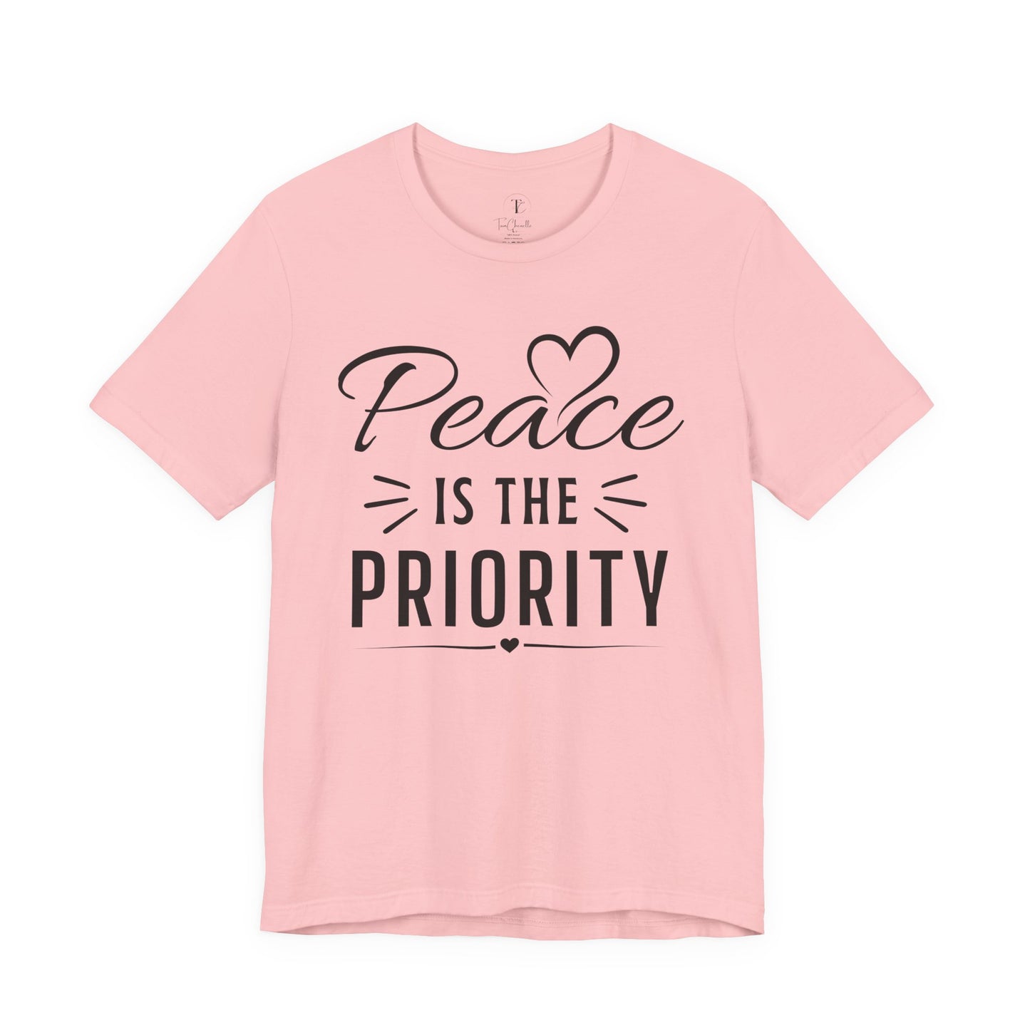 peace is the priority t-shirt – inspirational relaxed tee