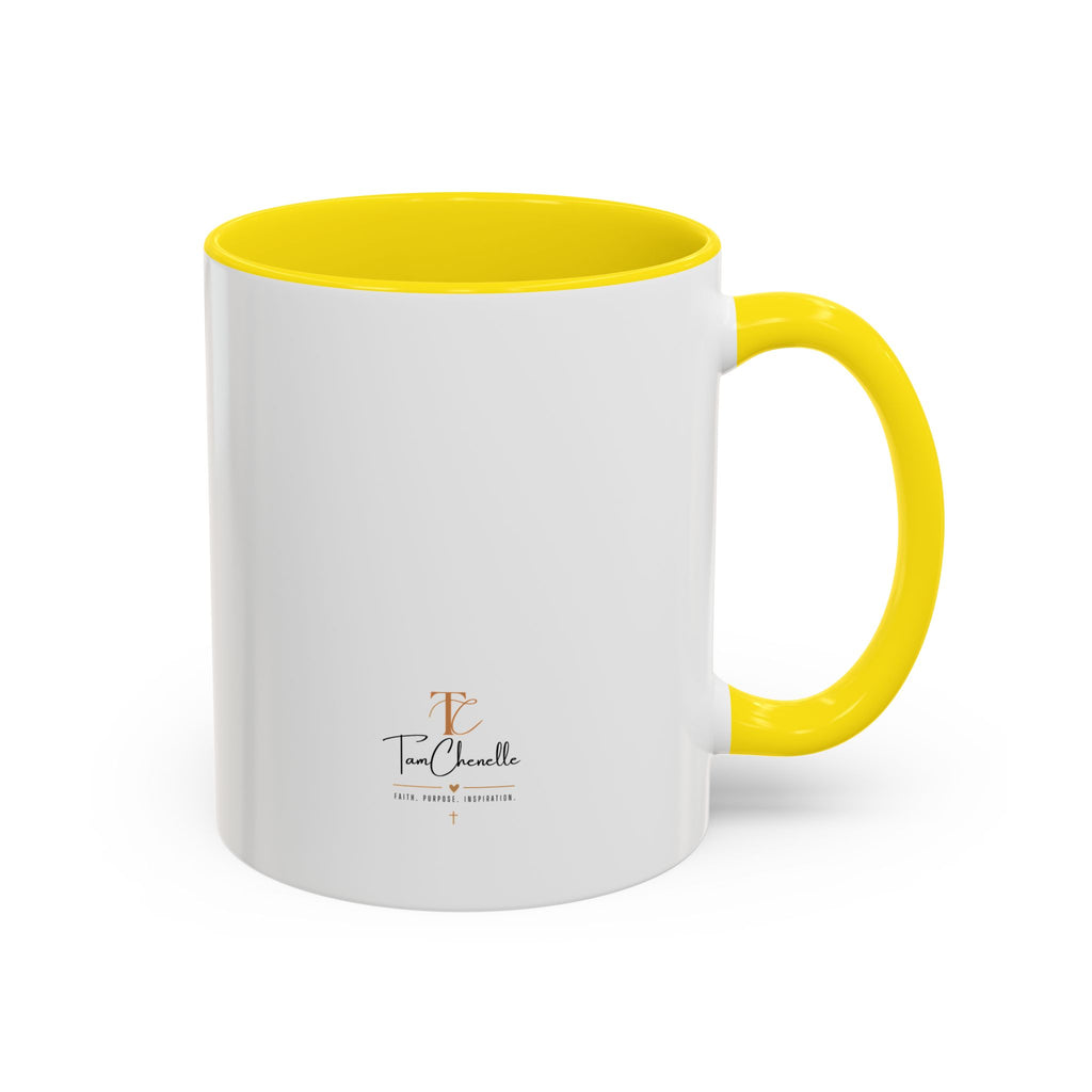 Inspirational Mug — "God Is Still Writing Your Story" Accent Coffee Cup (11/15oz)