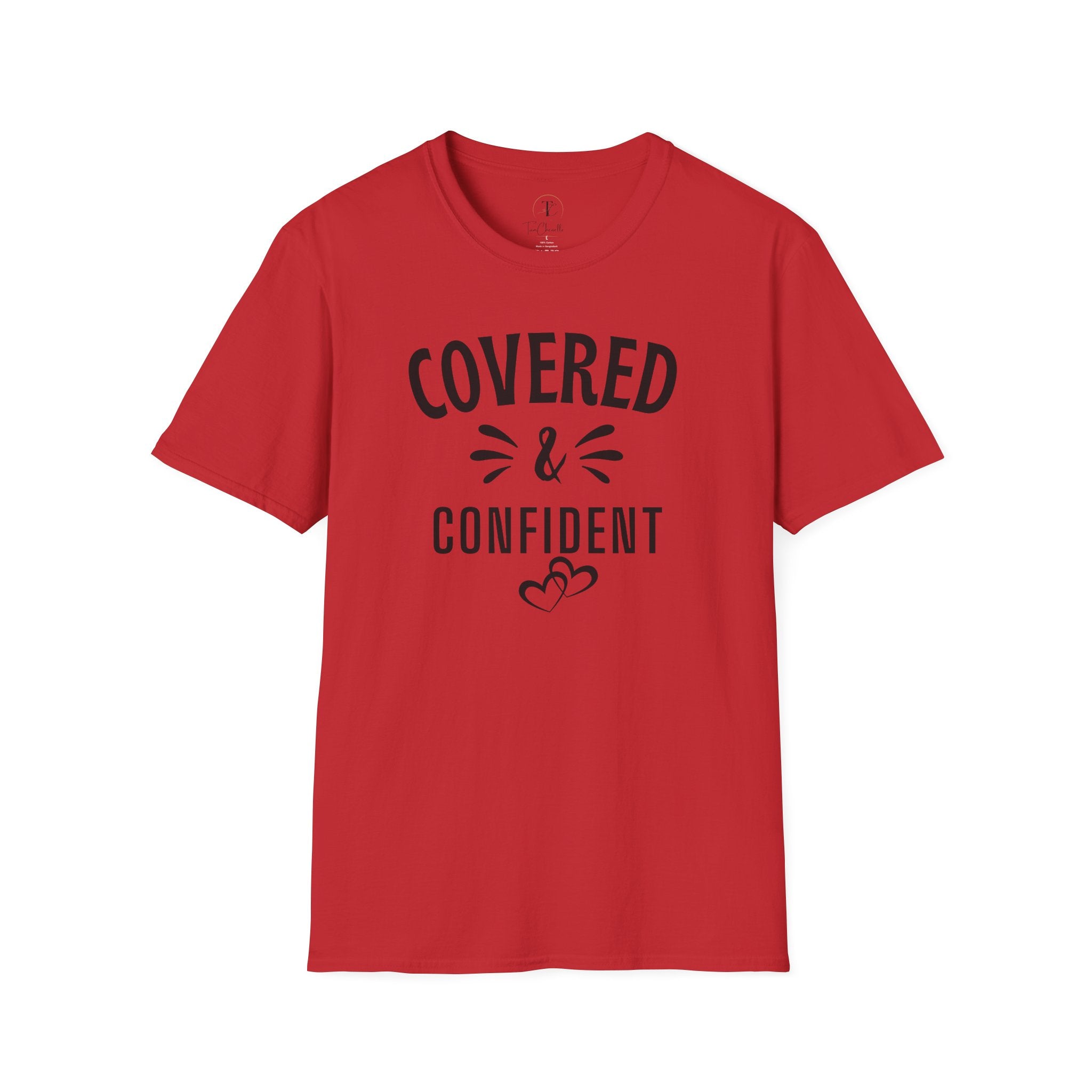 Covered & Confident T-Shirt — Inspirational Faith-Based Graphic Tee