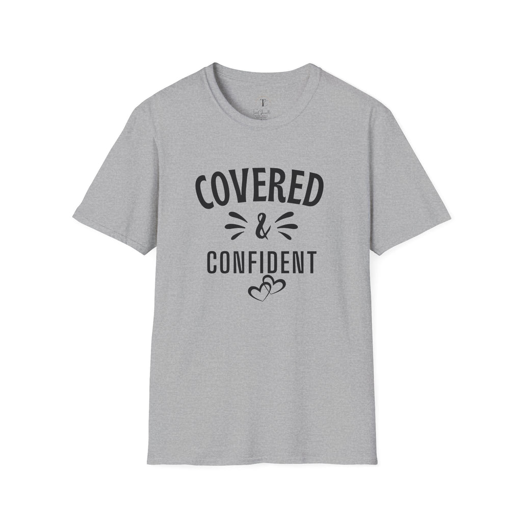 Covered & Confident T-Shirt — Faith-Based Inspirational Tee