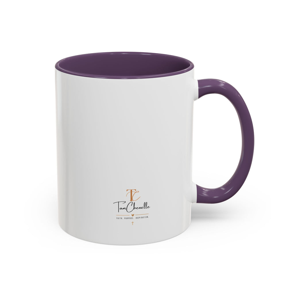 Faith Coffee Mug — "I Prayed About It" Accent Mug (11/15oz)