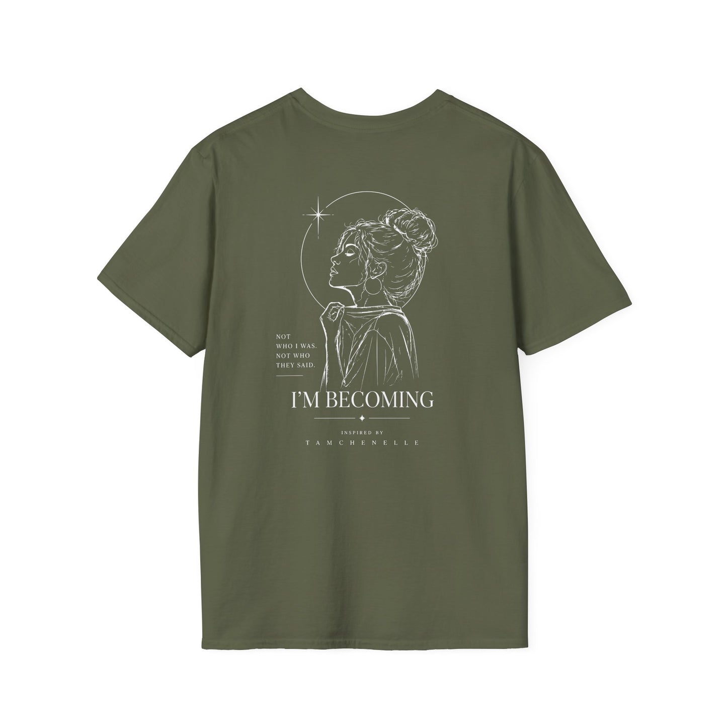 minimal monogram pocket t-shirt — elegant 'tc' logo tee
