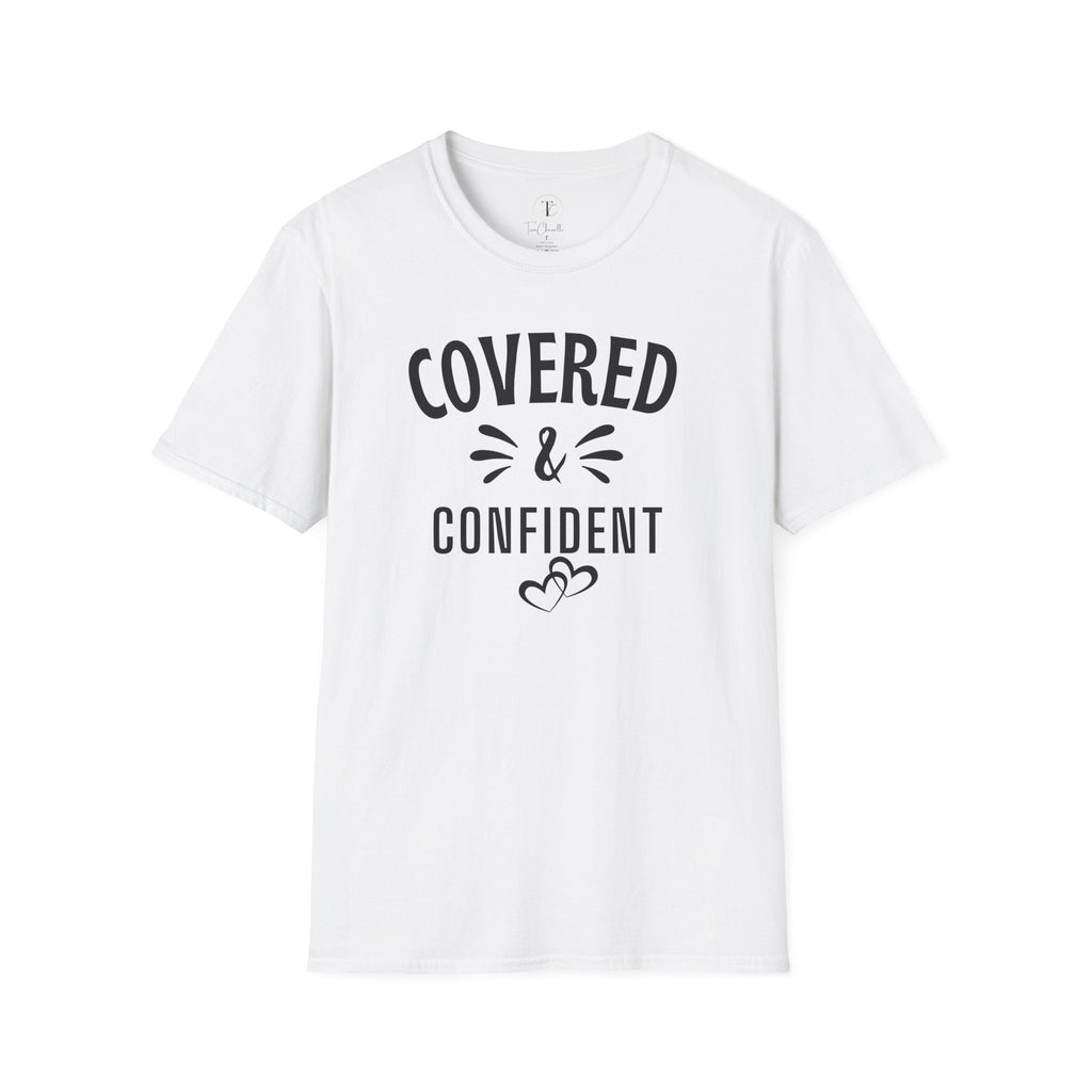 Covered & Confident T-Shirt — Inspirational Faith-Based Graphic Tee