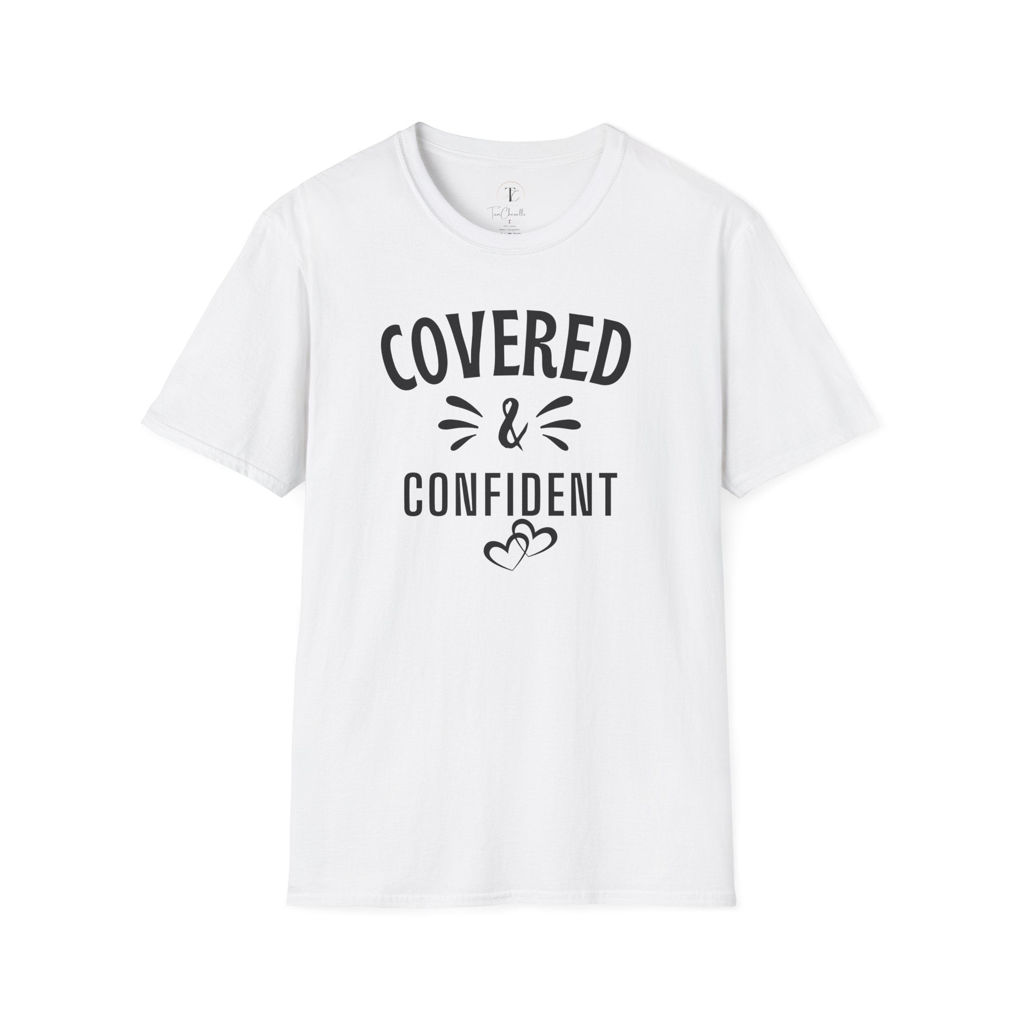 Covered & Confident T-Shirt — Inspirational Faith-Based Graphic Tee