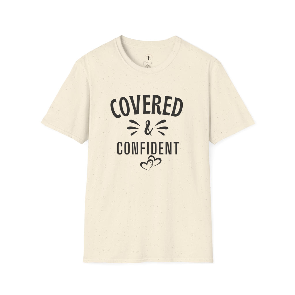 Covered & Confident T-Shirt — Faith-Based Inspirational Tee