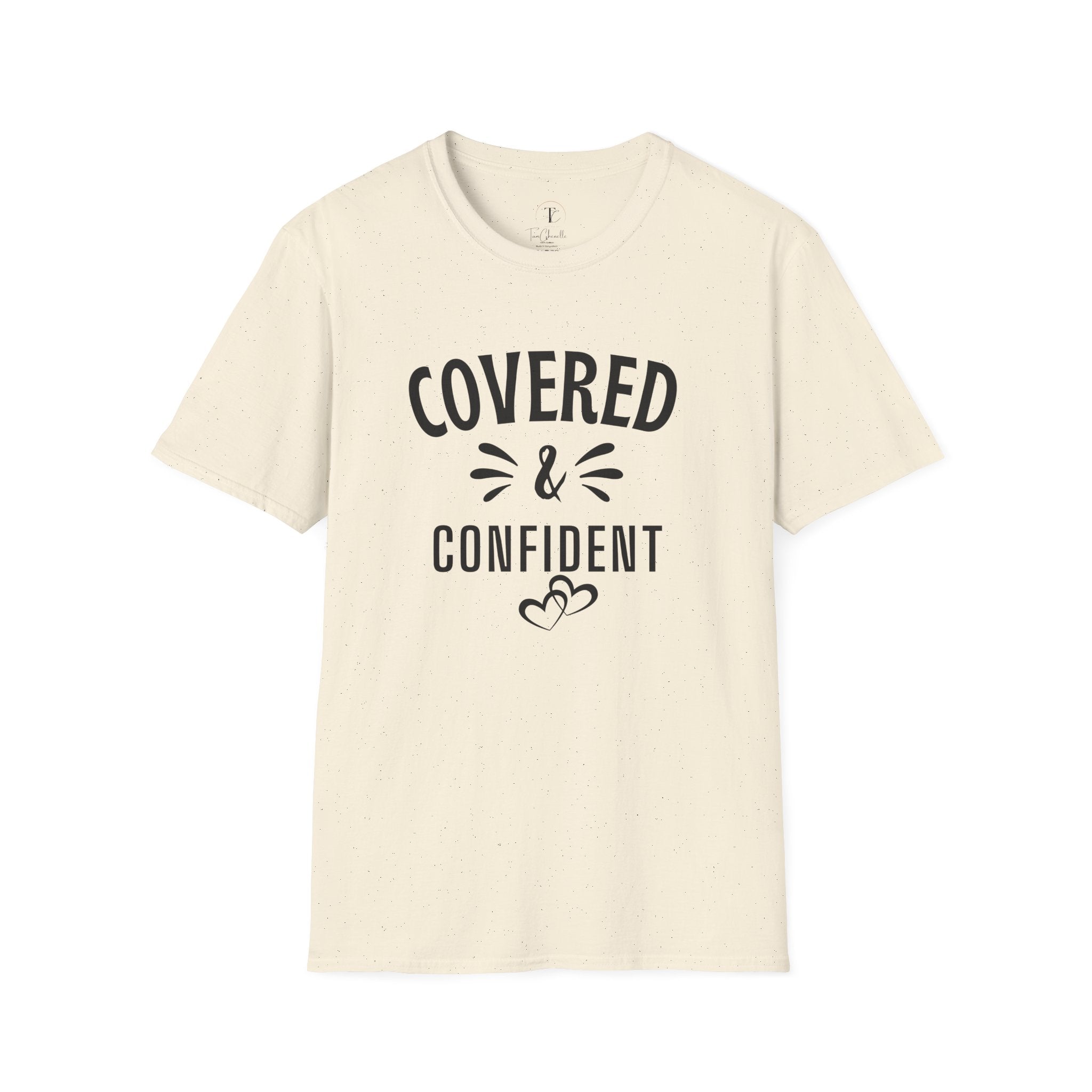 Covered & Confident T-Shirt — Faith-Based Inspirational Tee