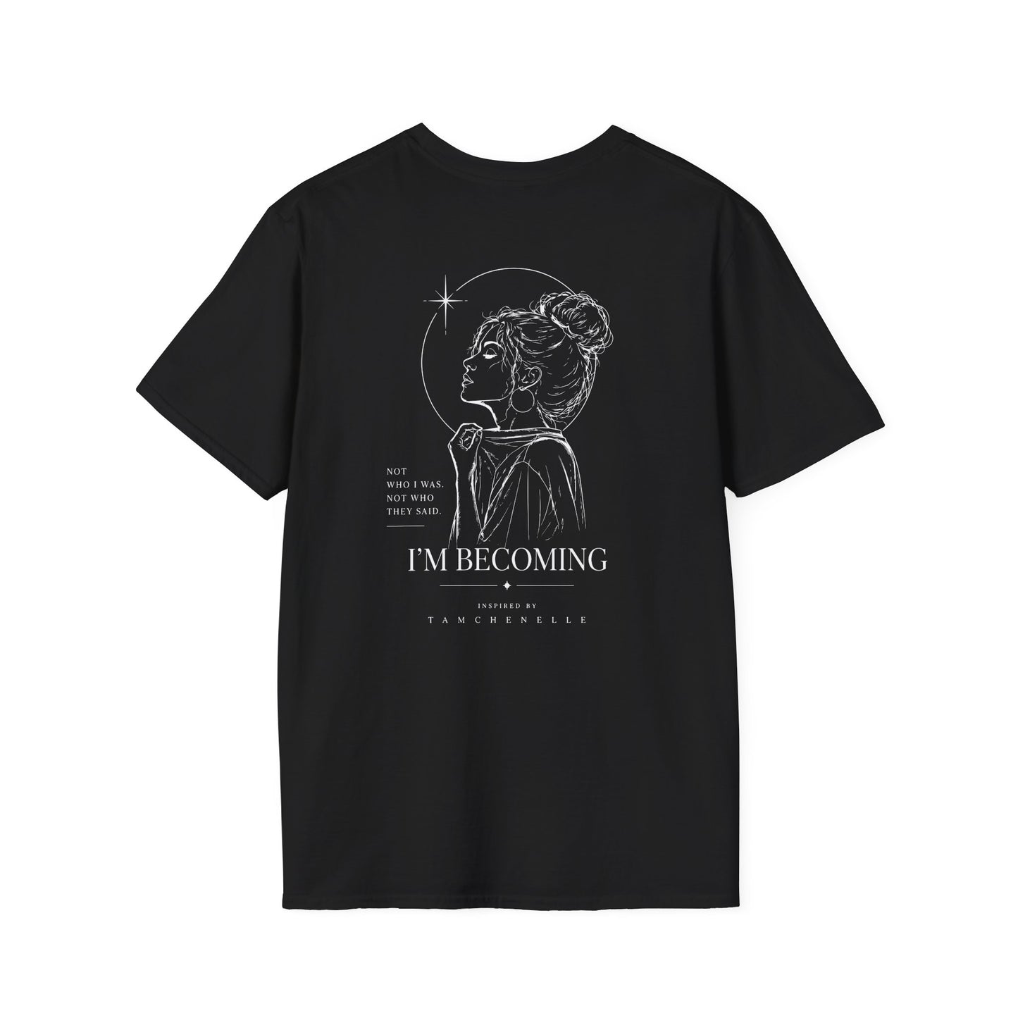 minimal monogram pocket t-shirt — elegant 'tc' logo tee