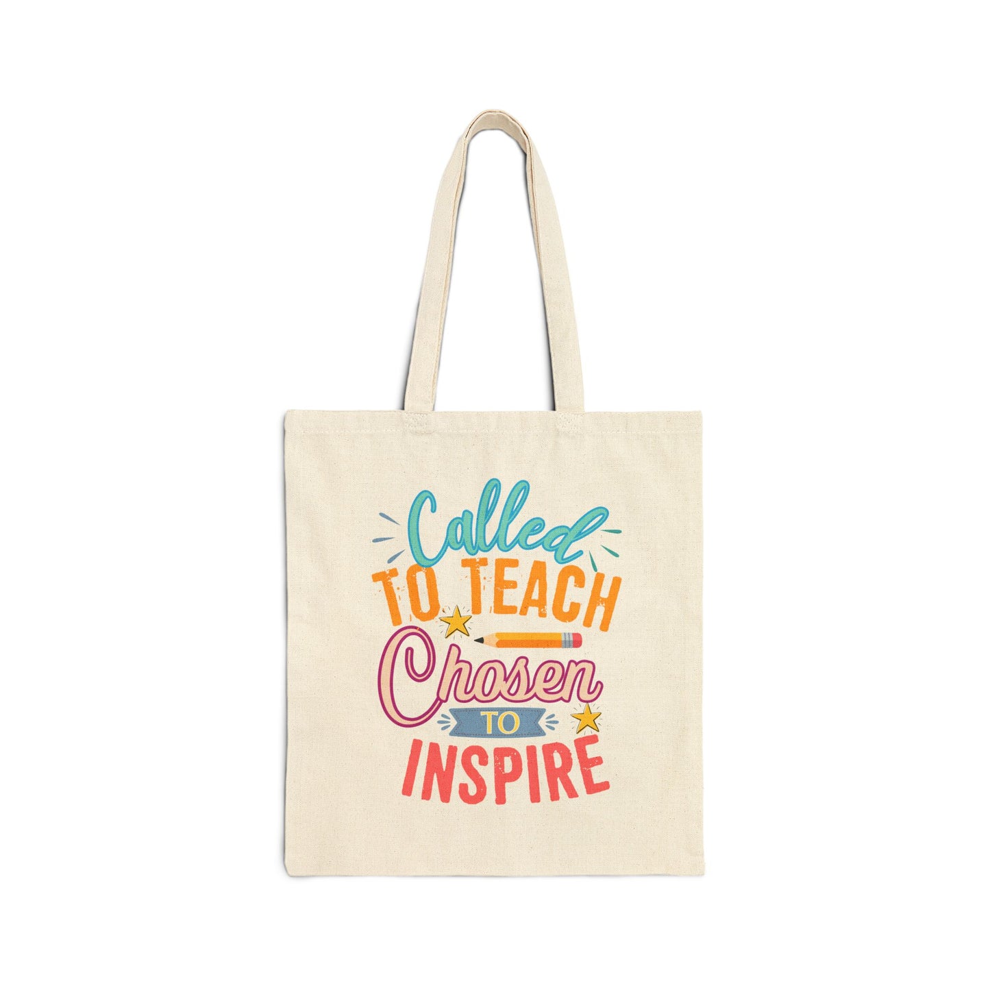 called to teach chosen to inspire tote bag
