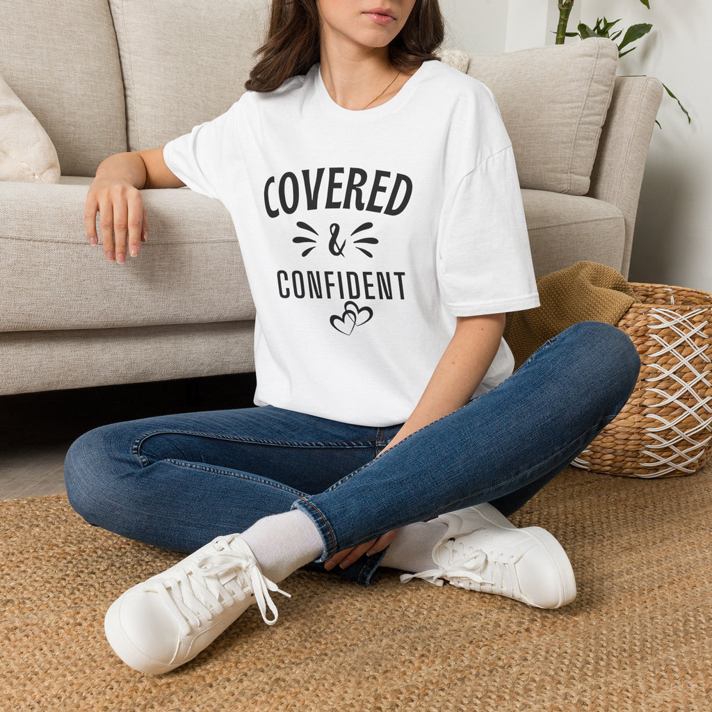 Covered & Confident T-Shirt — Faith-Based Inspirational Tee