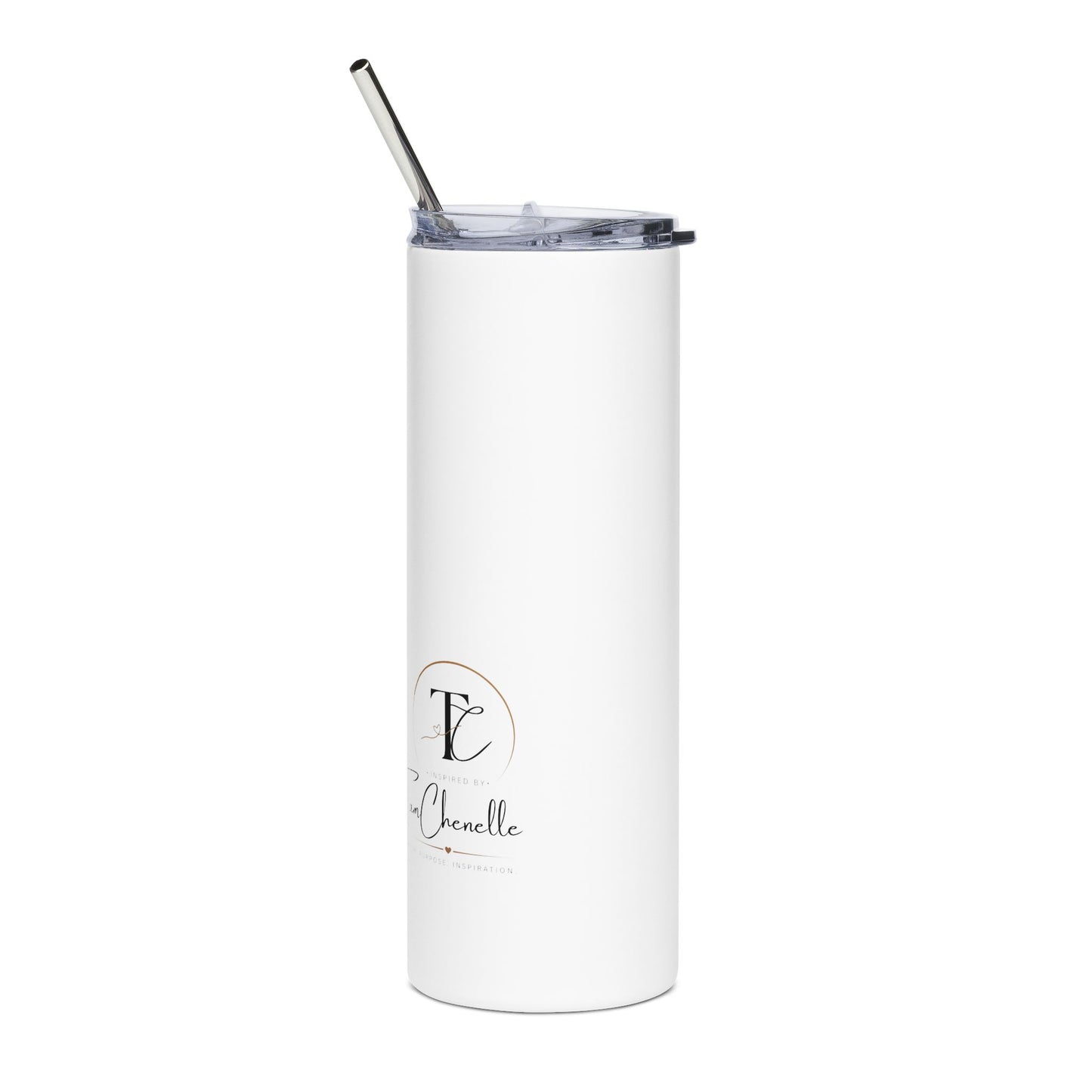 20oz stainless tumbler — “peace is the priority” insulated travel cup