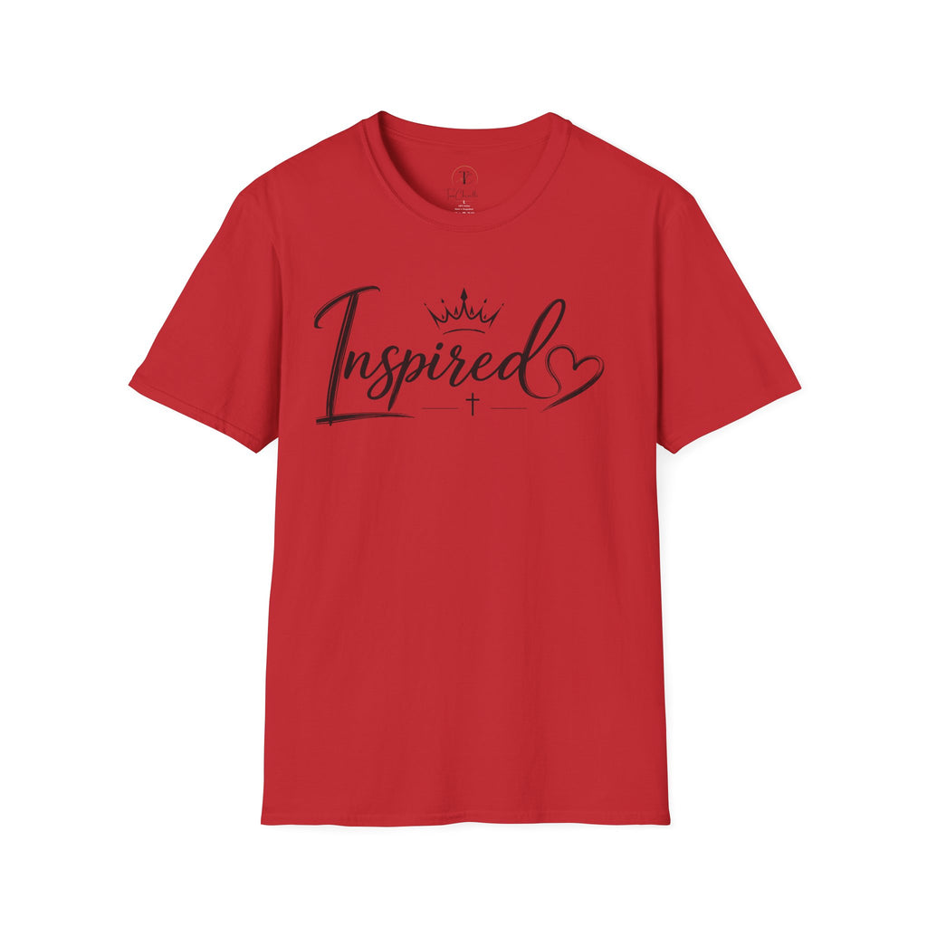 Inspired T‑Shirt — Faith Crown Heart Graphic