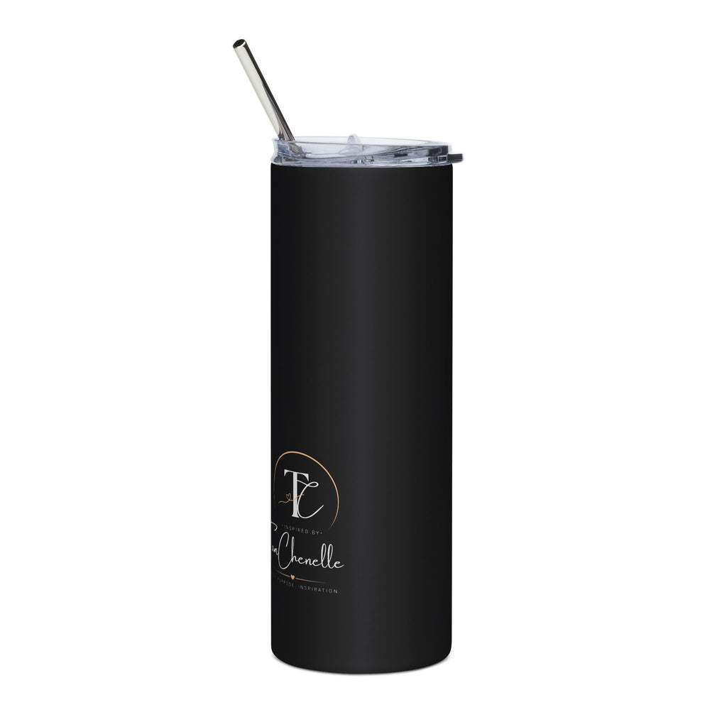 Pray Wait Trust 20oz Stainless Tumbler — Inspirational Faith Travel Cup