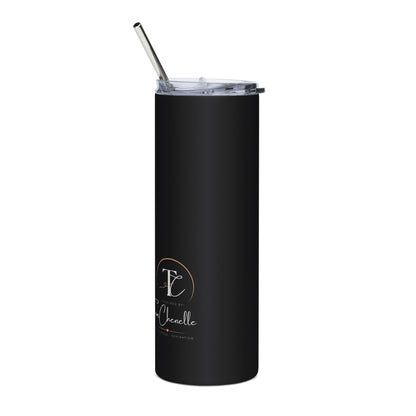 Pray Wait Trust 20oz Stainless Tumbler — Inspirational Faith Travel Cup